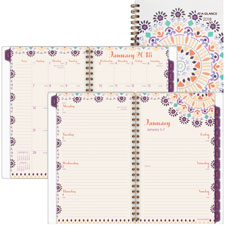 Sundance Prof Desk Plnr, 5"x8", 12Mths Jan-Dec, AST
