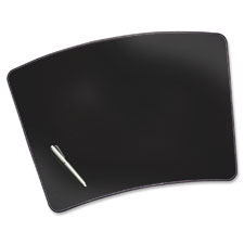 Desk Pad, Sagamore, Anti-Skid Backing,24"x38", Black