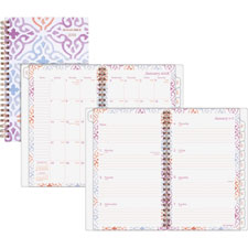 Weekly/Monthly Planner, 12-Month, 4-7/8"Wx8"L, Multi