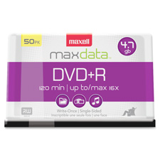 DVD+R, 16X Speed, 4.7GB, Branded, 50/PK