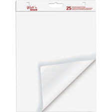 Easel Pad, 20lb., Self-stick, 6/CT, 20"x23" Sheets, White