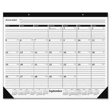 Desk Pad, 16 Months, Sep-Dec, 1PPM, Nonrefillable, 22"x17"