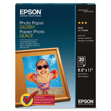 Inkjet Photo Paper,Glossy,52 lb,8.1 mil,8-1/2"x11",20/PK,WE