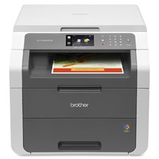 Digital Color Printer, 23PPM, 600x2400 dpi, Gray/White