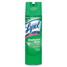 Disinfectant Spray, Lysol, 19 oz., 12/CT, Country Scent
