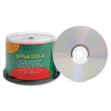 DVD-R, 4.7GB, 16X, Branded, 50/PK