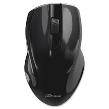 3D Wireless Mouse, 5 Plus1 Button, 2-3/4"x4-3/4"x1-1/2", BK