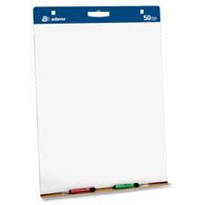 Easel Pads,w/Carry Handle/Plain,50 CI/PD,2 PD/CT,White