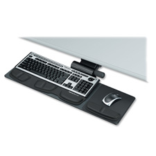Compact Keyboard Tray,Standard,Track 17-3/4",19"x9-1/2",BK