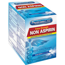 Non-Aspirin,Acetaminophen,Single Dose,Ex Strength,2/PK,50/BX